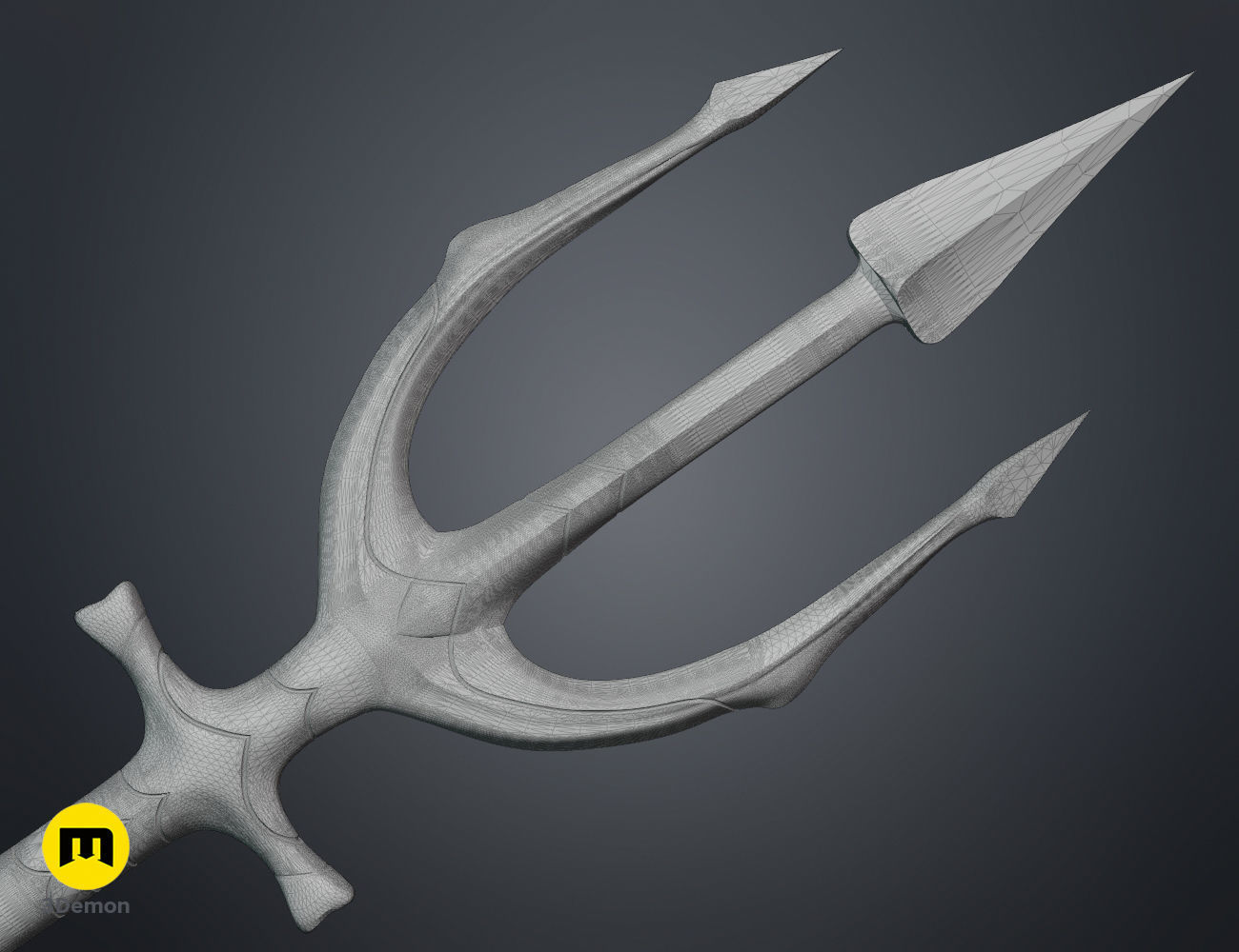 Aquaman - Trident of Poseidon 3D print model_11