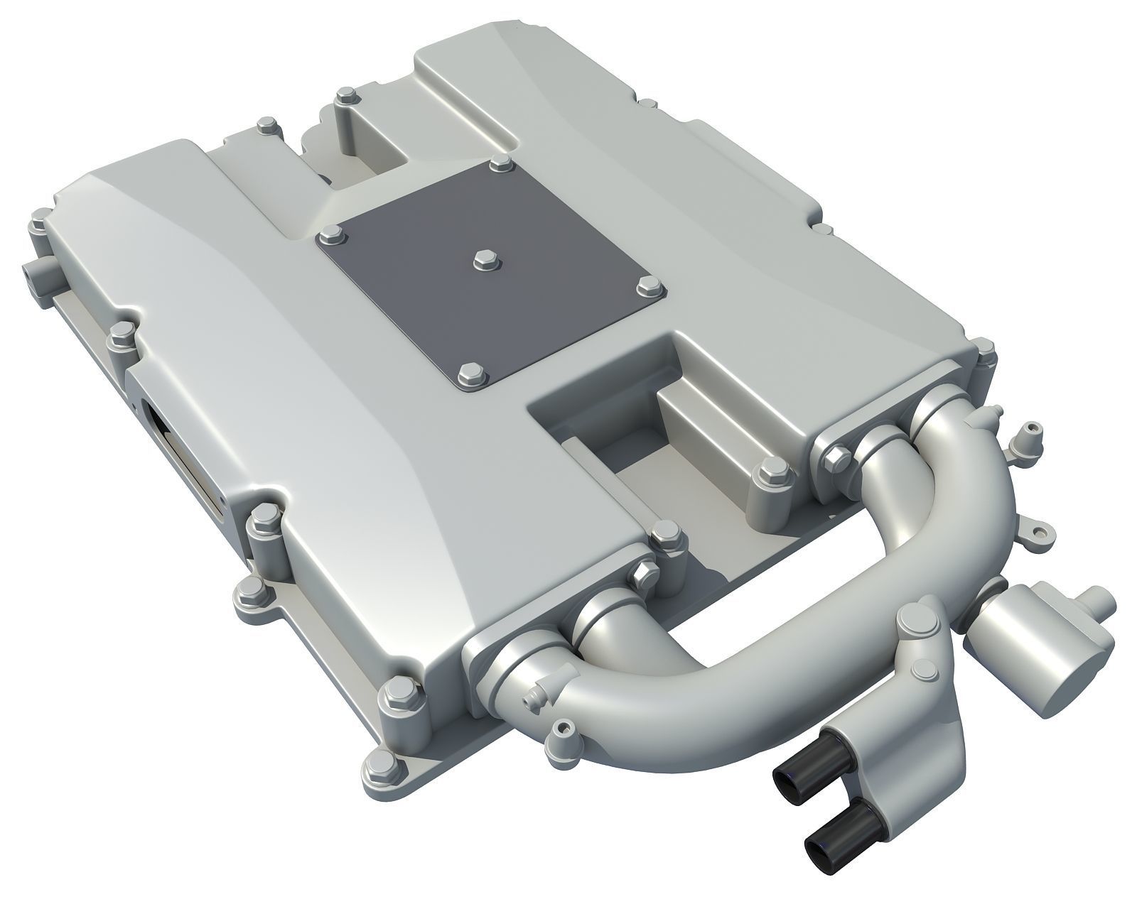 Engine Supercharger 3D model_1