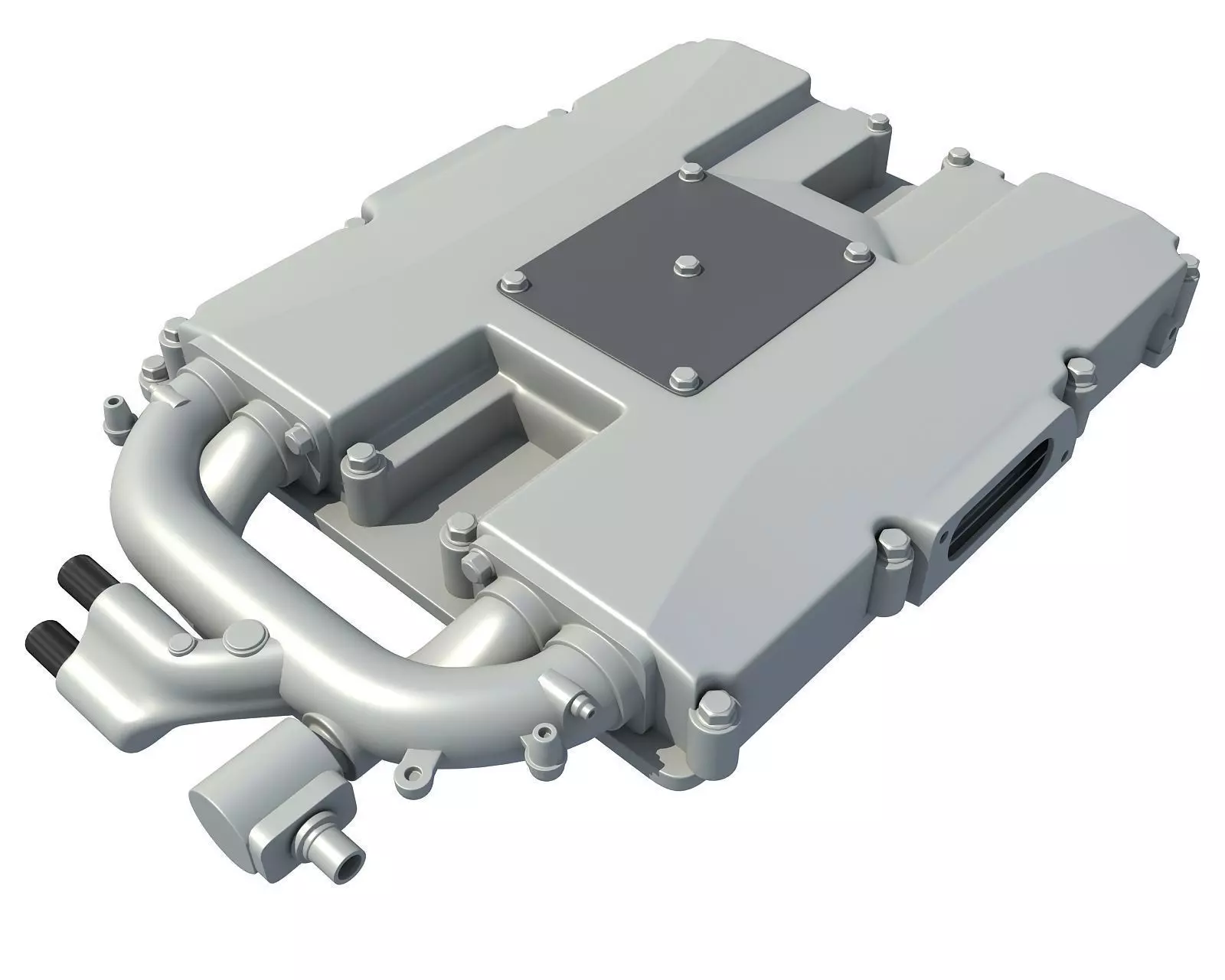 Engine Supercharger 3D model_0