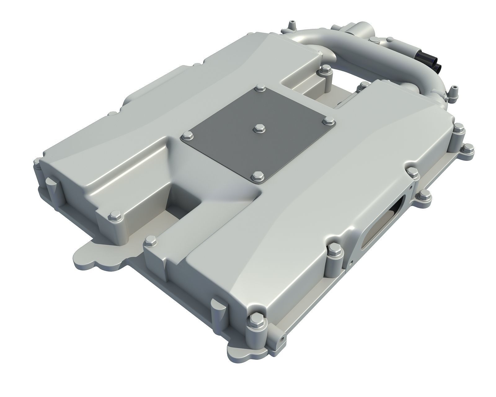 Engine Supercharger 3D model_2