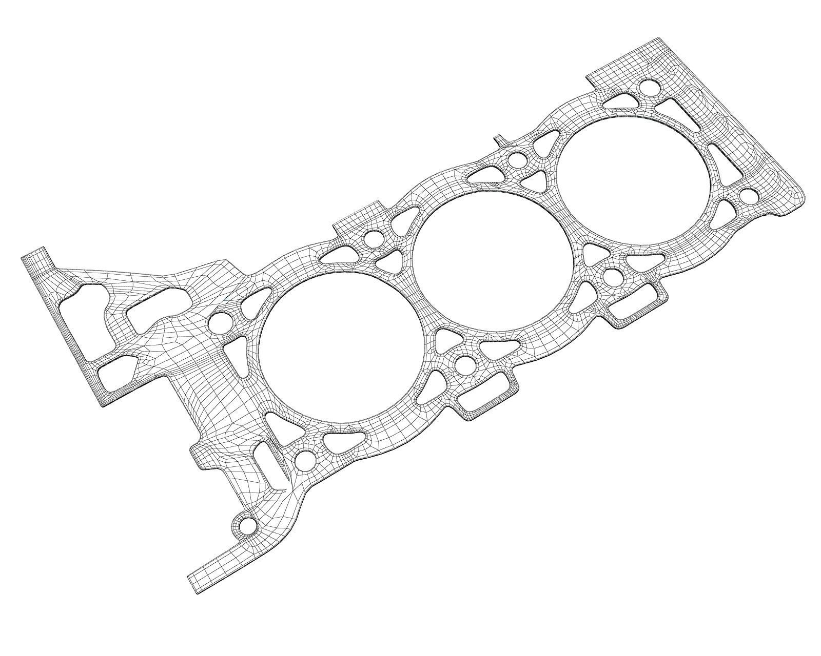 Cylinder Head Gasket  3D model_3