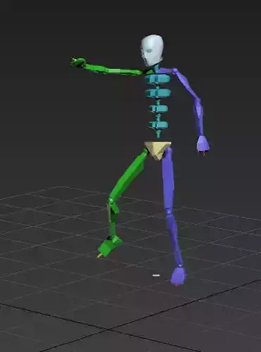 yellow red card 45-7in1 motioncapture 3D model
