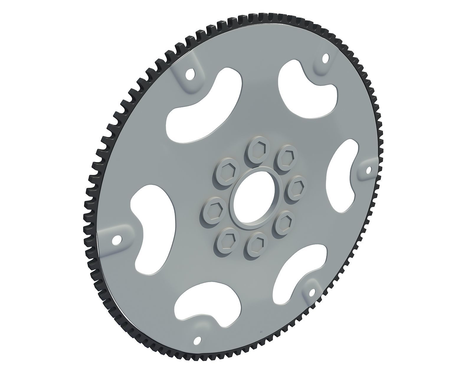 Flexplate flywheel 3D model_1