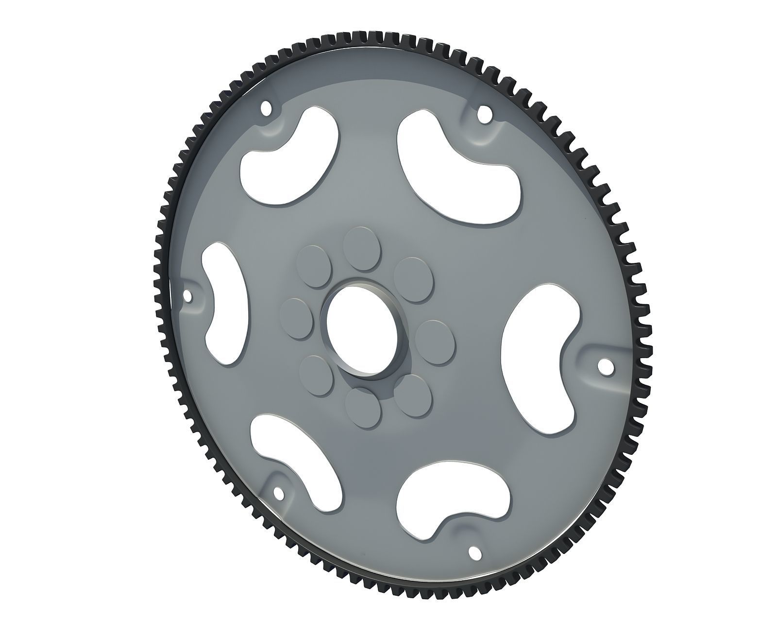 Flexplate flywheel 3D model_2