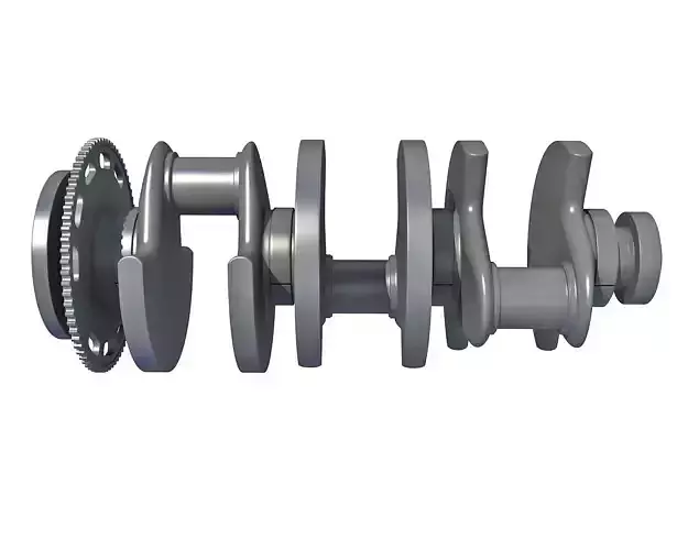 Crankshaft  V6 Engine 3D model