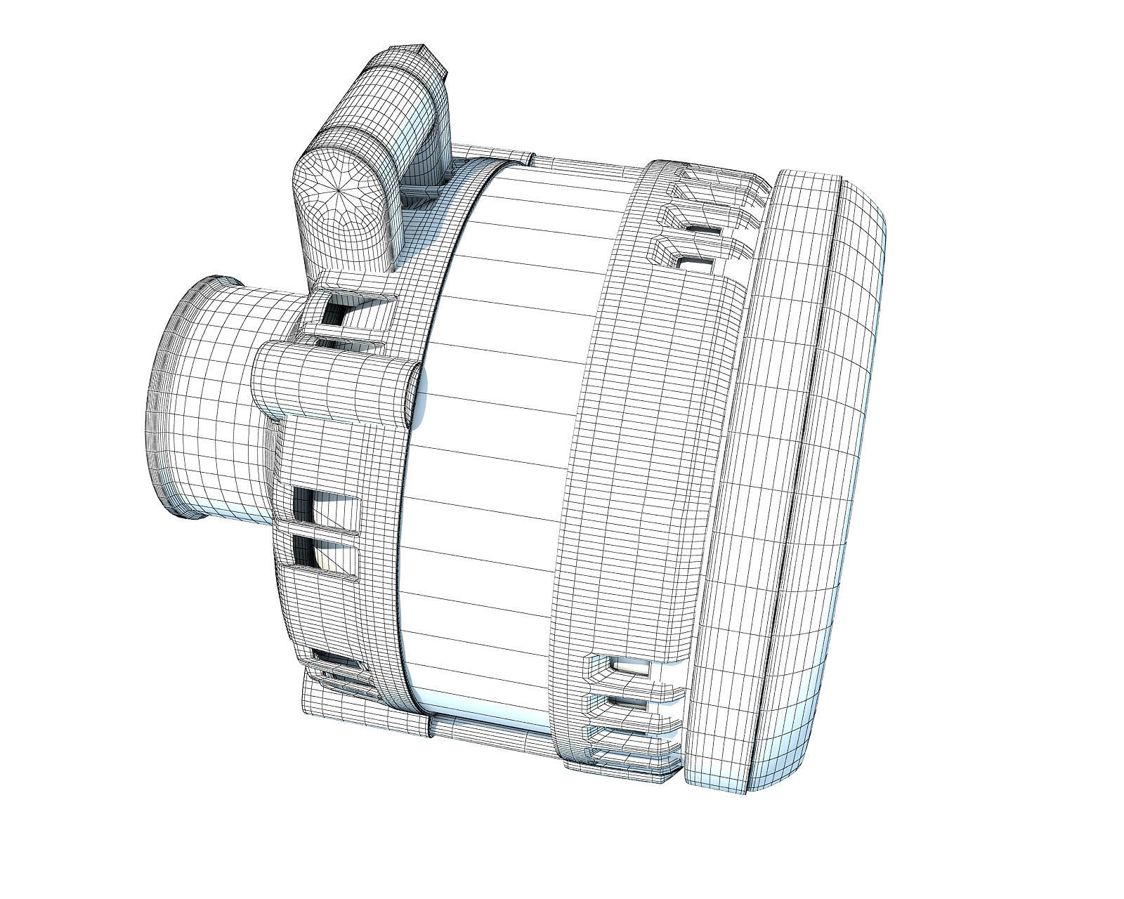 Alternator electric motor 3D model_5