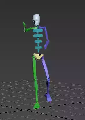 yellow red card 44-5in1 motioncapture 3D model