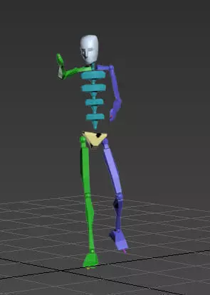 yellow red card 44-5in1 motioncapture 3D model