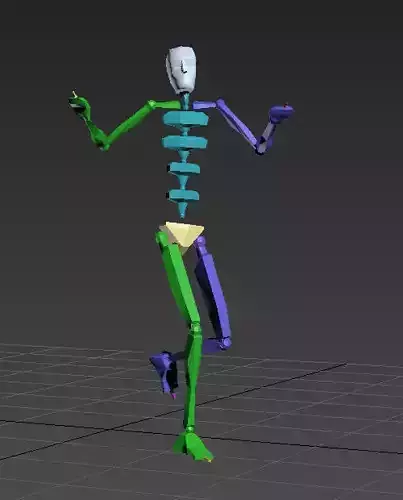 yellow red card 43-6in1 motioncapture 3D model