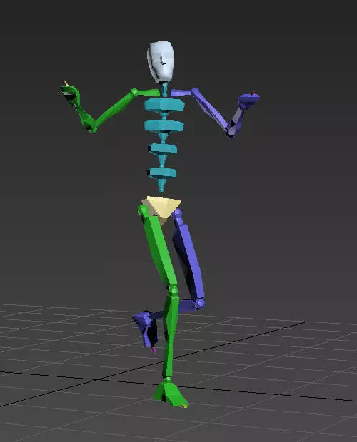 yellow red card 43-6in1 motioncapture 3D model