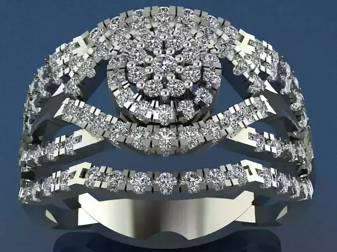 Diamonds Ring with earrings 2