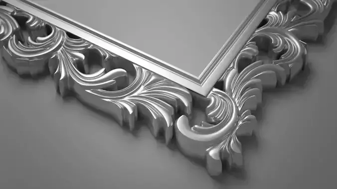 frame silver ornate
