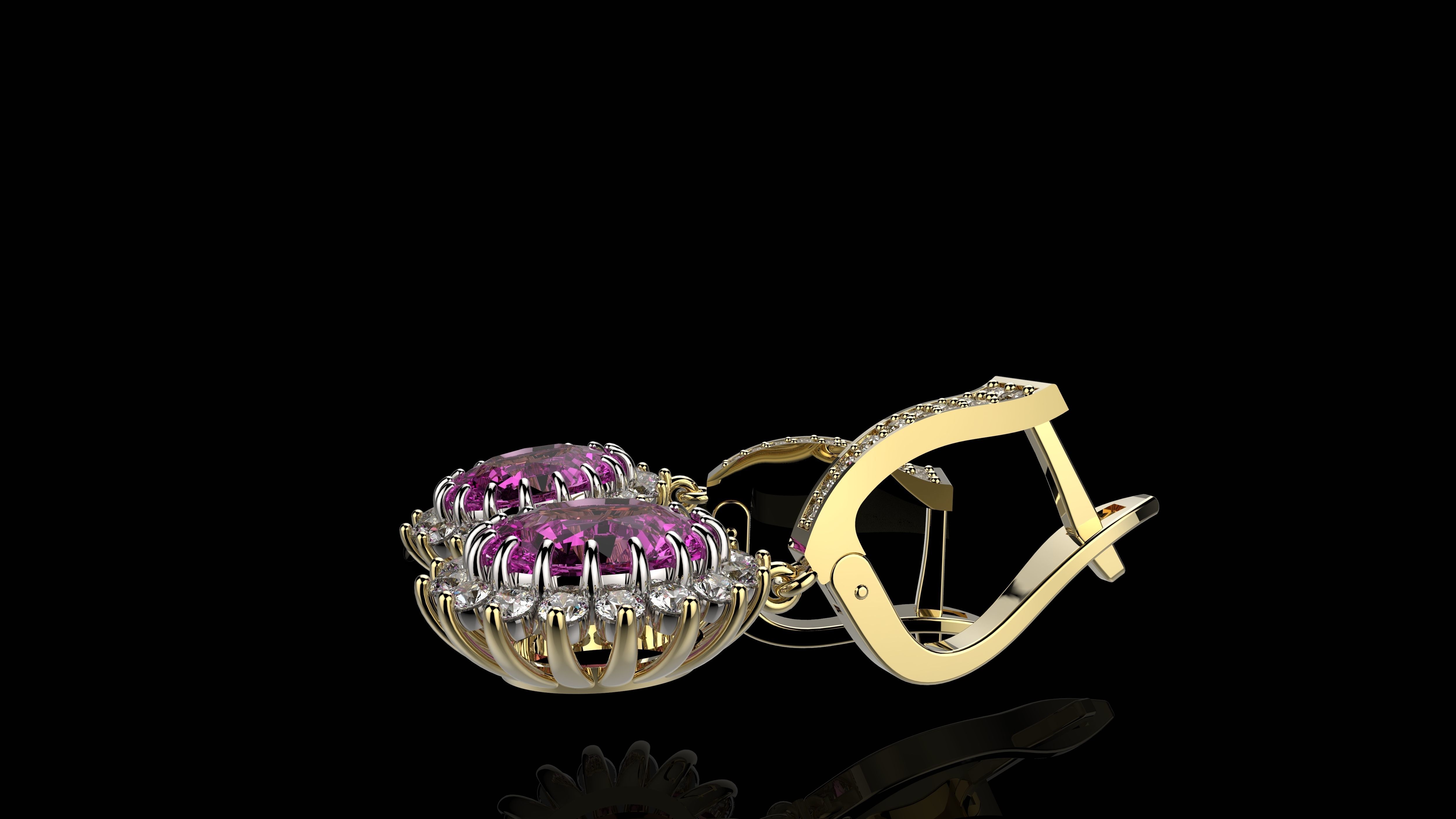 A EARRINGS N24 3D print model_4