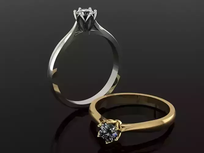 Ring with  diamond
