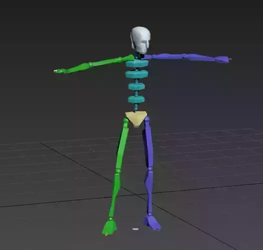 yellow red card 41-6in1 motioncapture 3D model