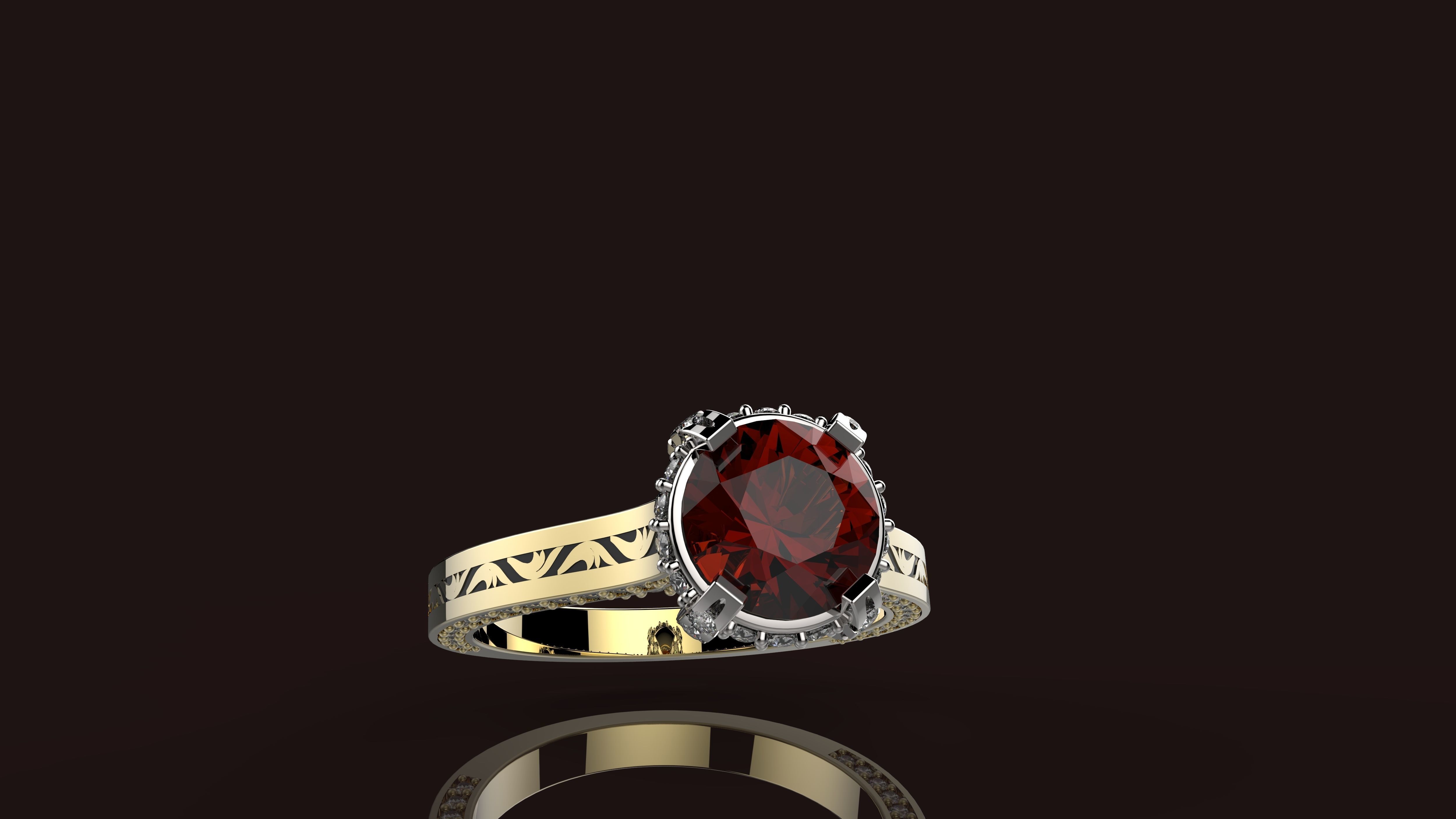  RINGS N27 3D print model_7