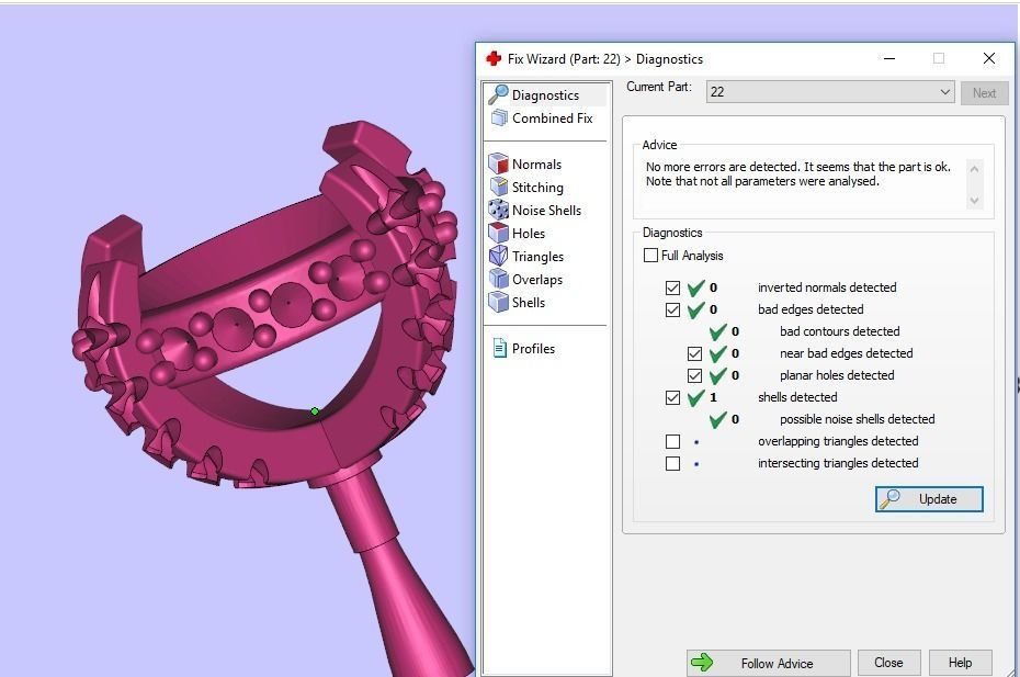  RINGS N27 3D print model_8