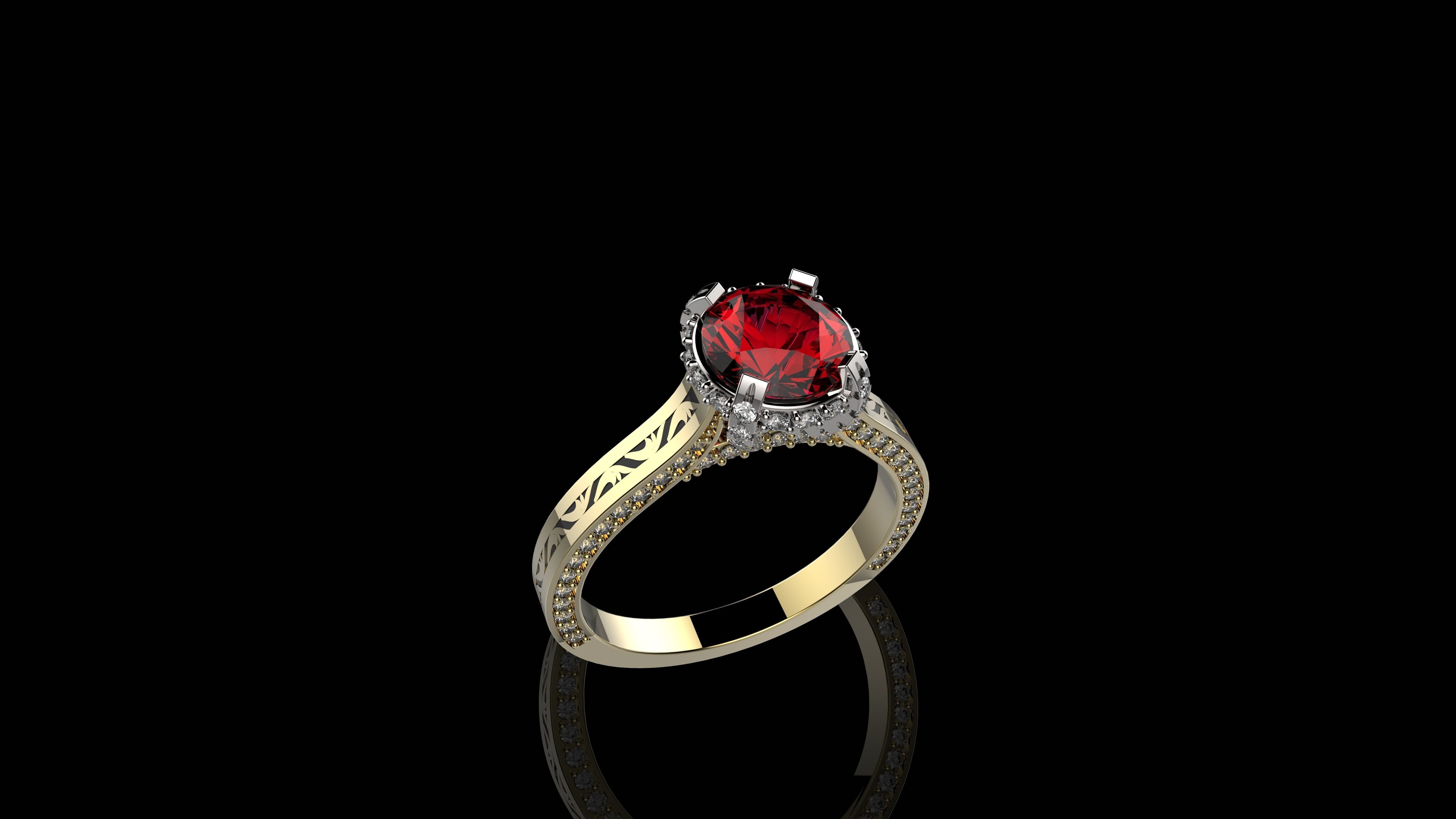  RINGS N27 3D print model_5