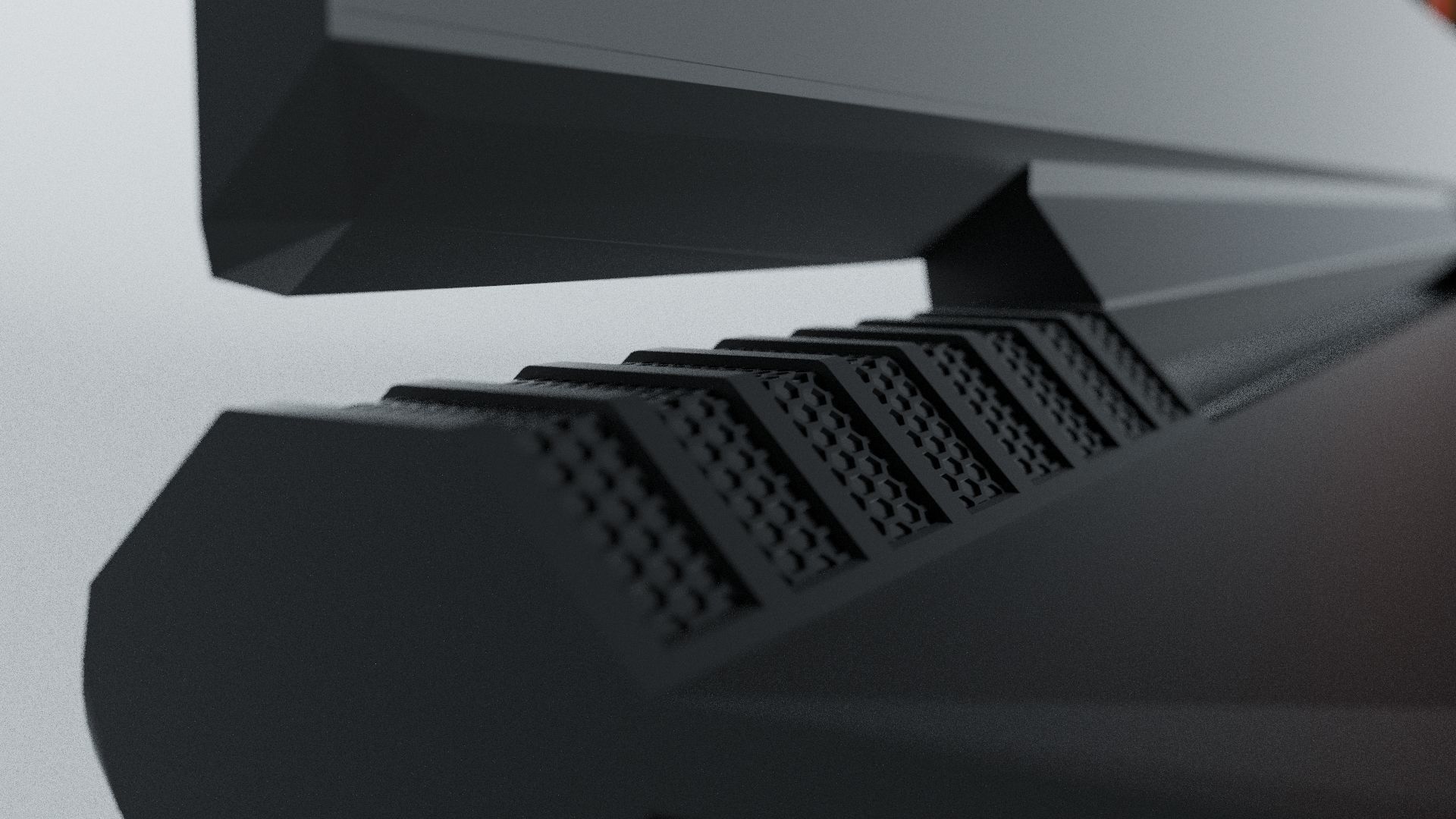 Lenovo Legion Y520 gaming laptop 3D model_3