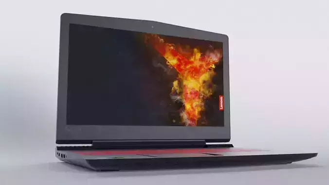 Lenovo Legion Y520 gaming laptop 3D model