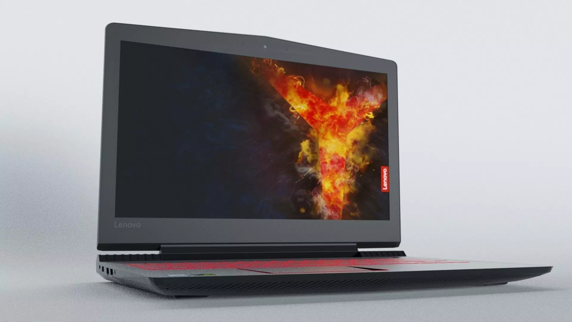 Lenovo Legion Y520 gaming laptop 3D model_0