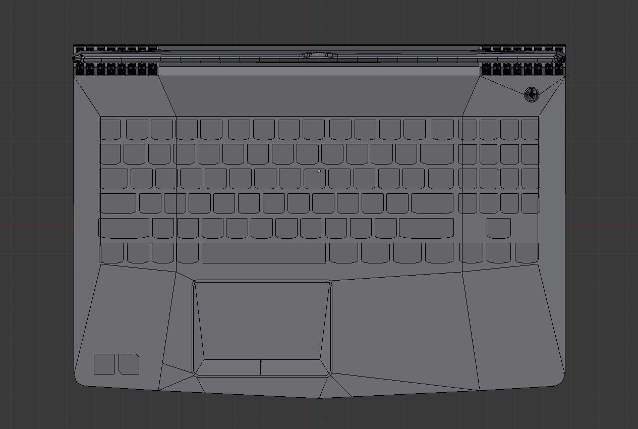 Lenovo Legion Y520 gaming laptop 3D model_10