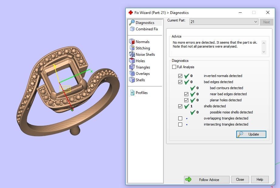  RINGS N 28 3D print model_13