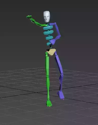 yellow red card 40-6in1 motioncapture 3D model