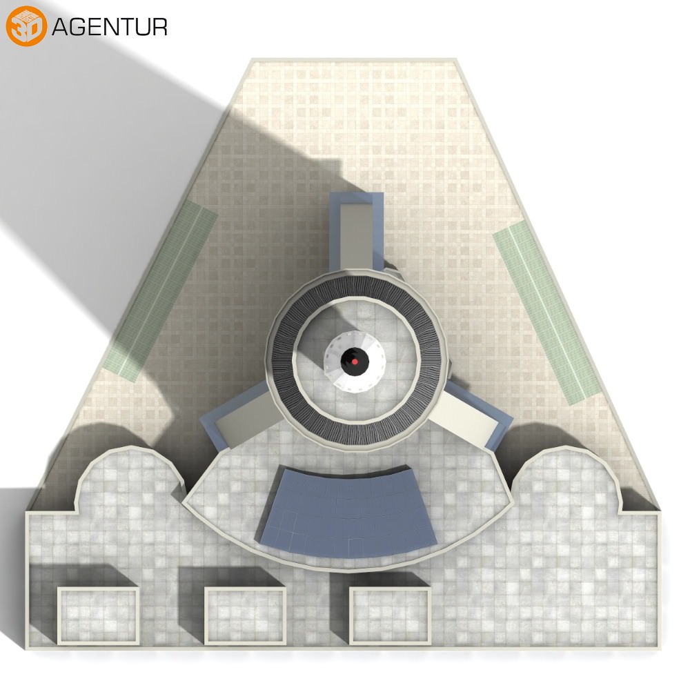 CN Tower Canadian National Tower - 3D Building Models 3D model_4