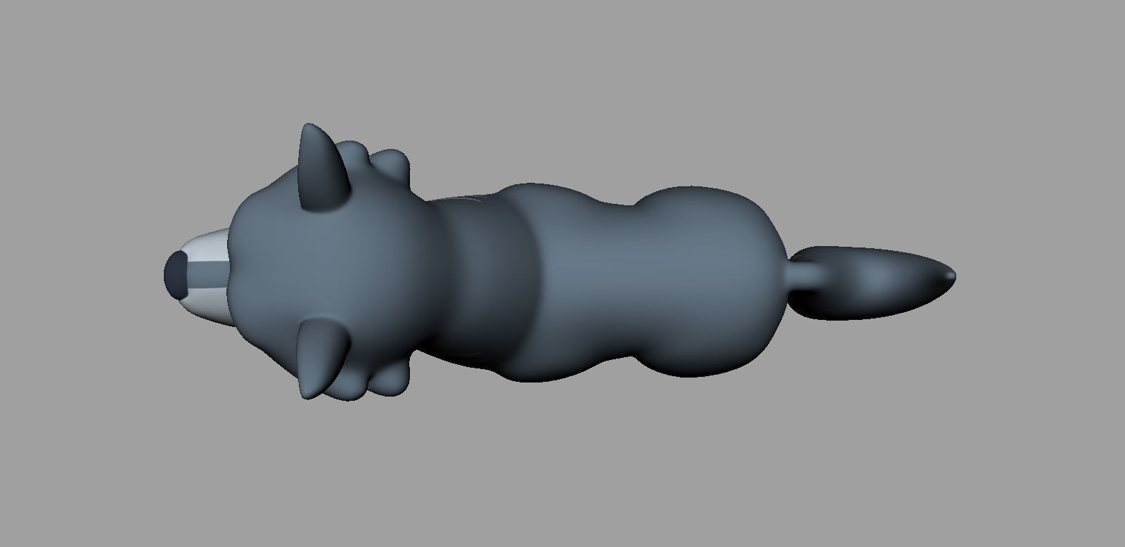 Wolf Rigged Low-poly 3D model_22