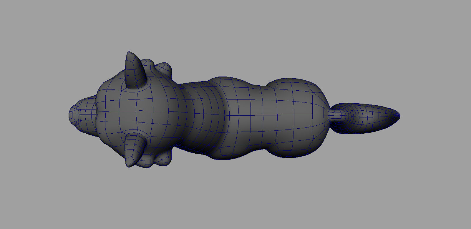 Wolf Rigged Low-poly 3D model_23