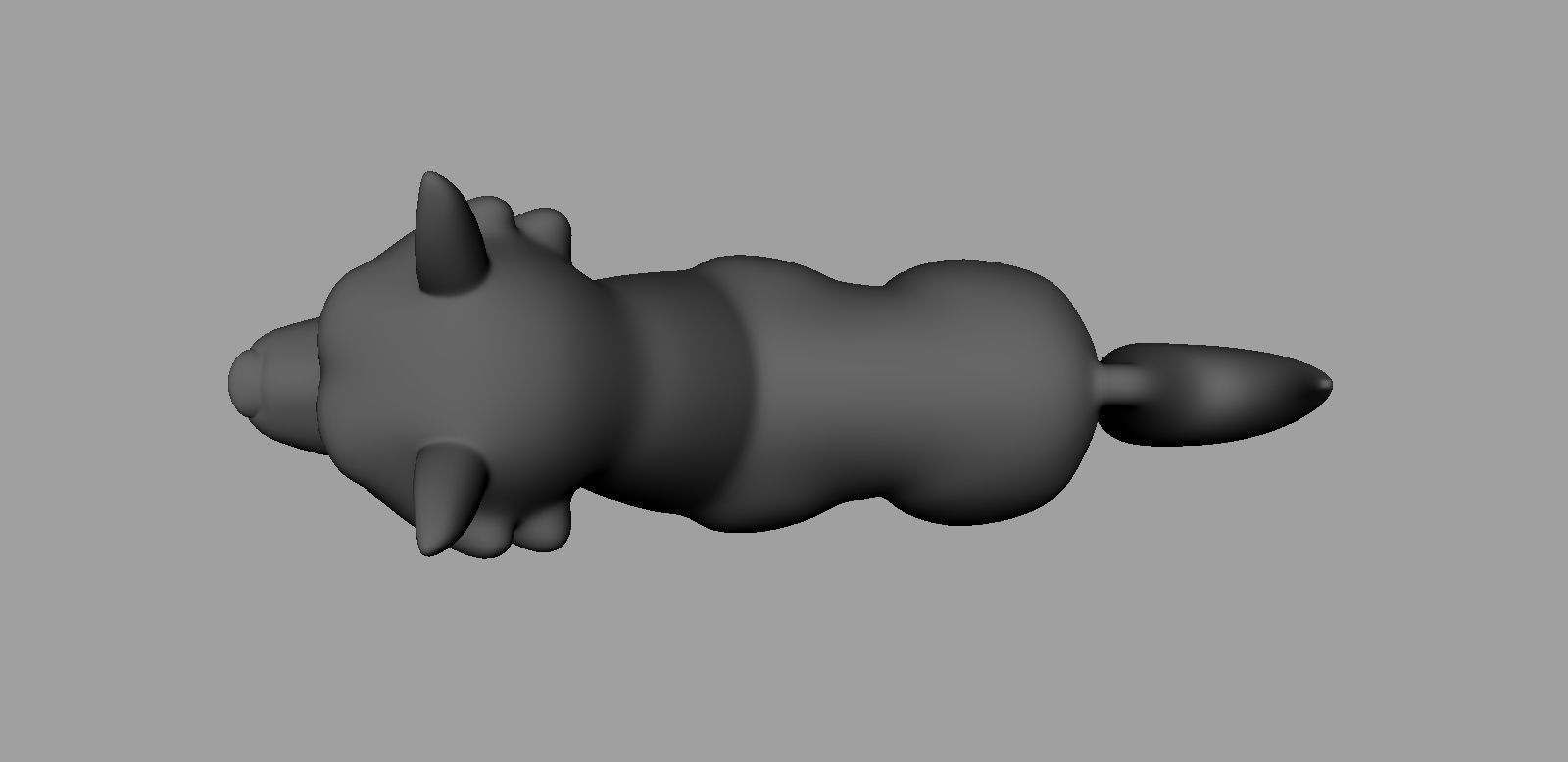 Wolf Rigged Low-poly 3D model_24