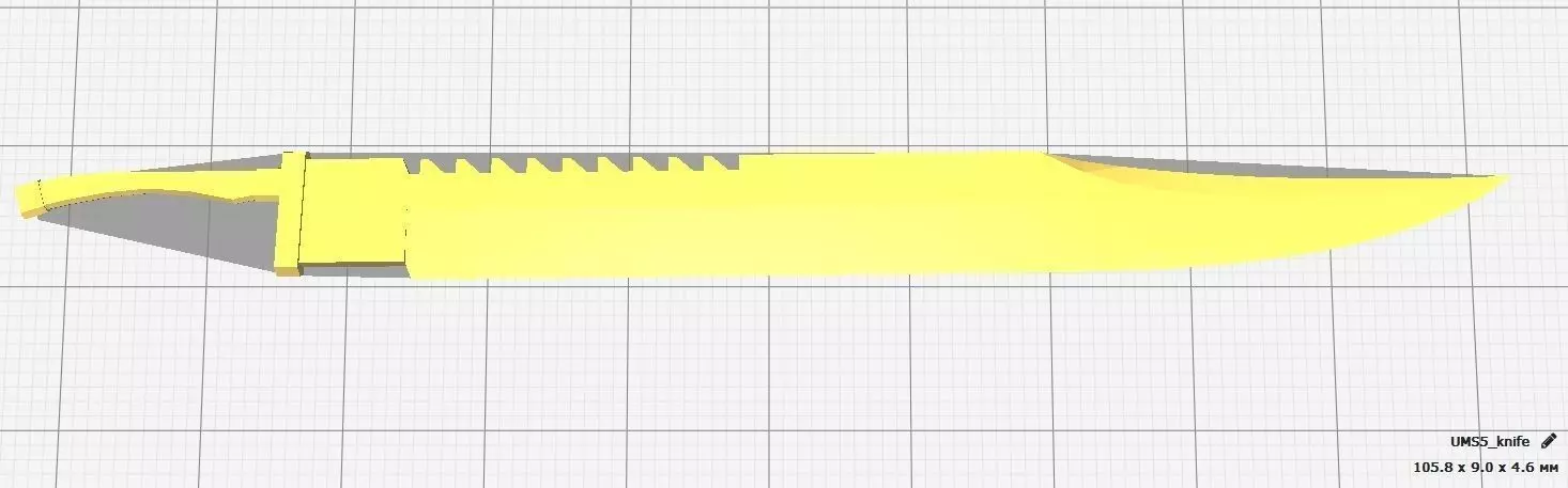 Knife Pyramid Head 3D print model_0