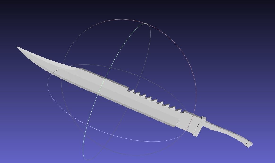 Knife Pyramid Head 3D print model_1