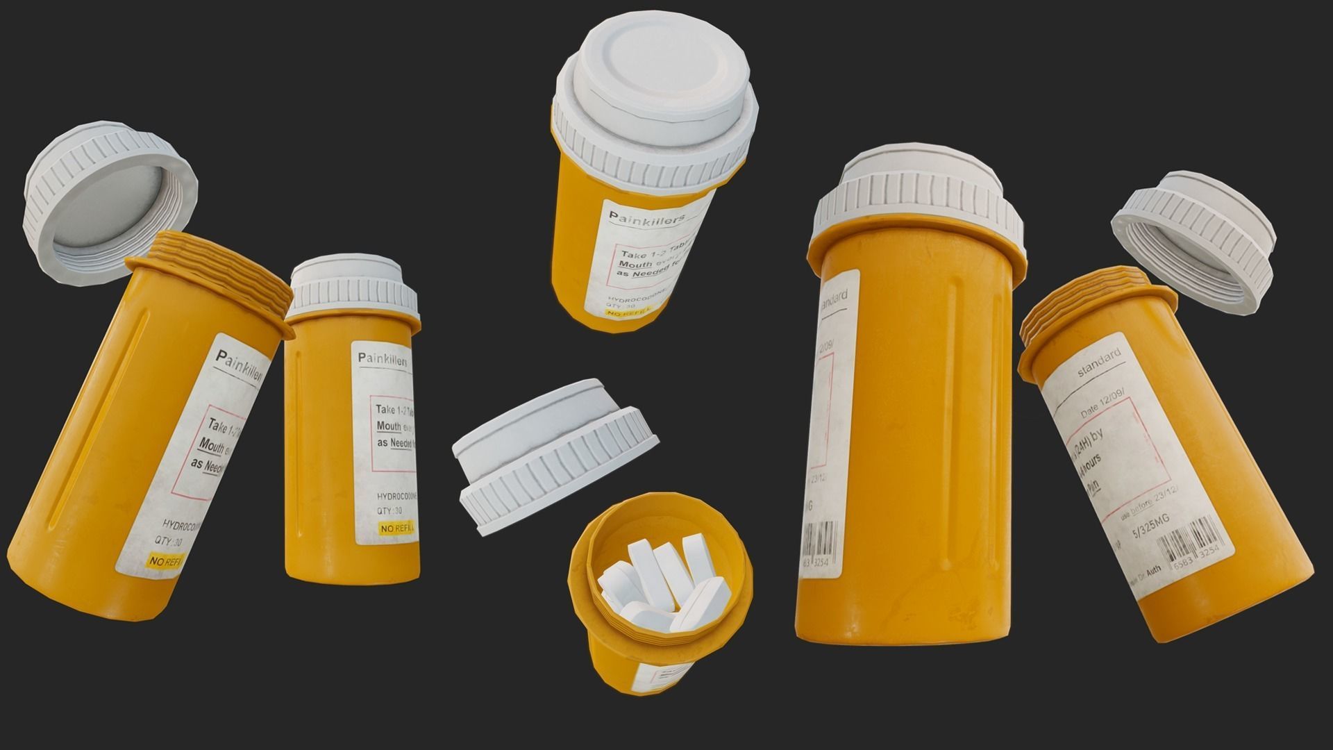 First Aid Collection PBR Low-poly 3D model_3