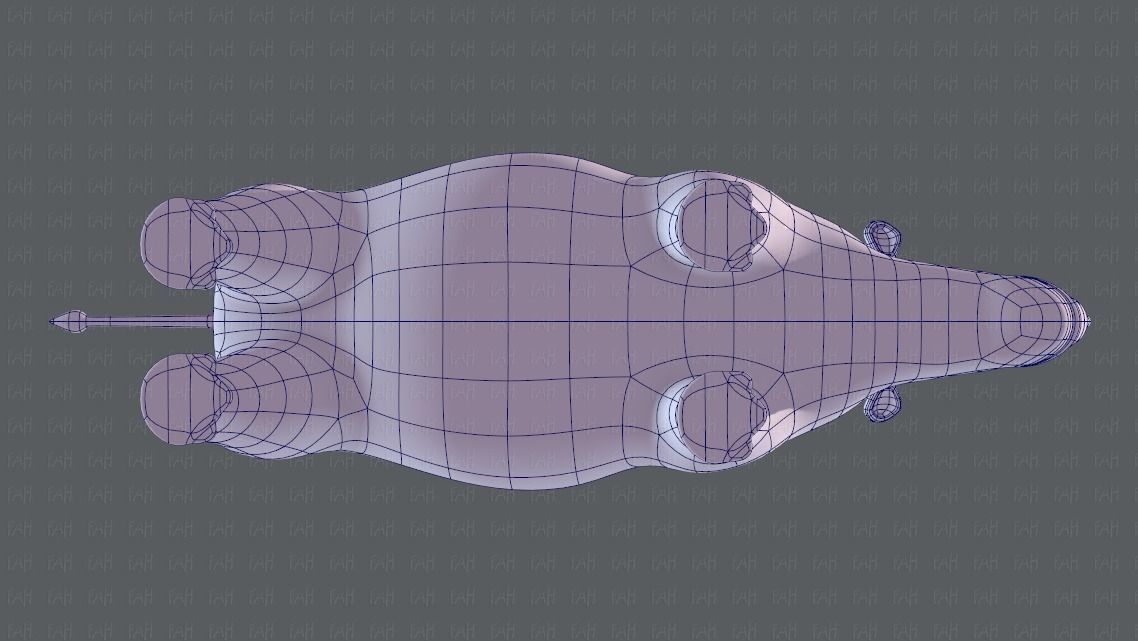 Rhino V01 Low-poly 3D model_40