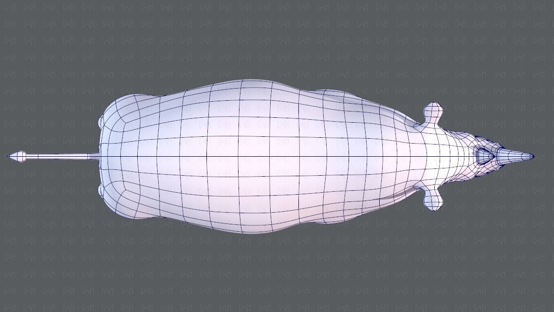 Rhino V01 Low-poly 3D model_38