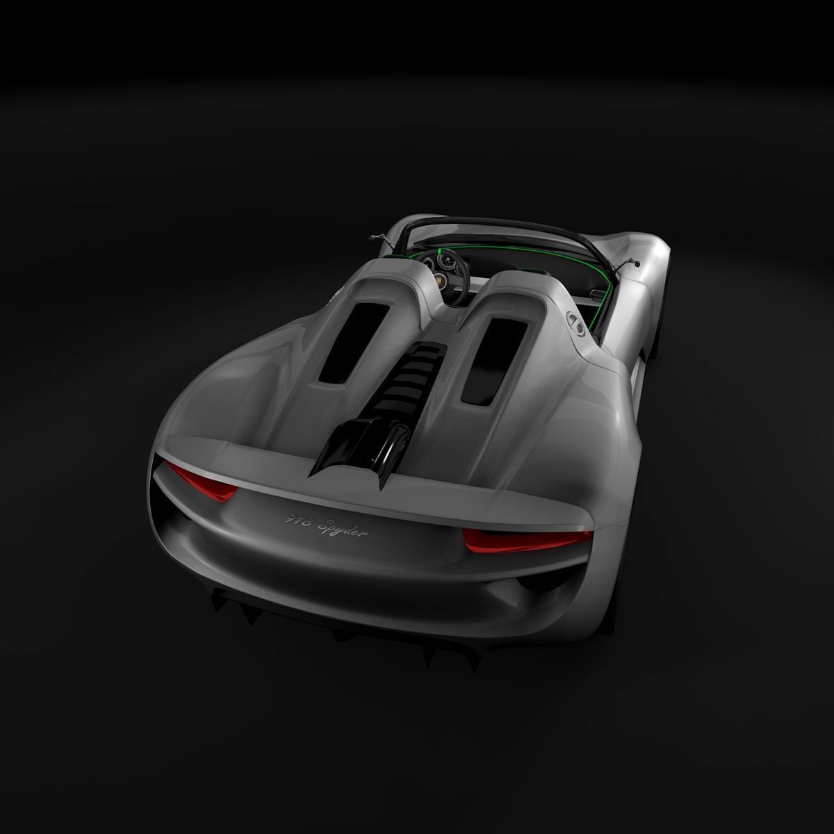 Porsche 918 spyder 3D model_5