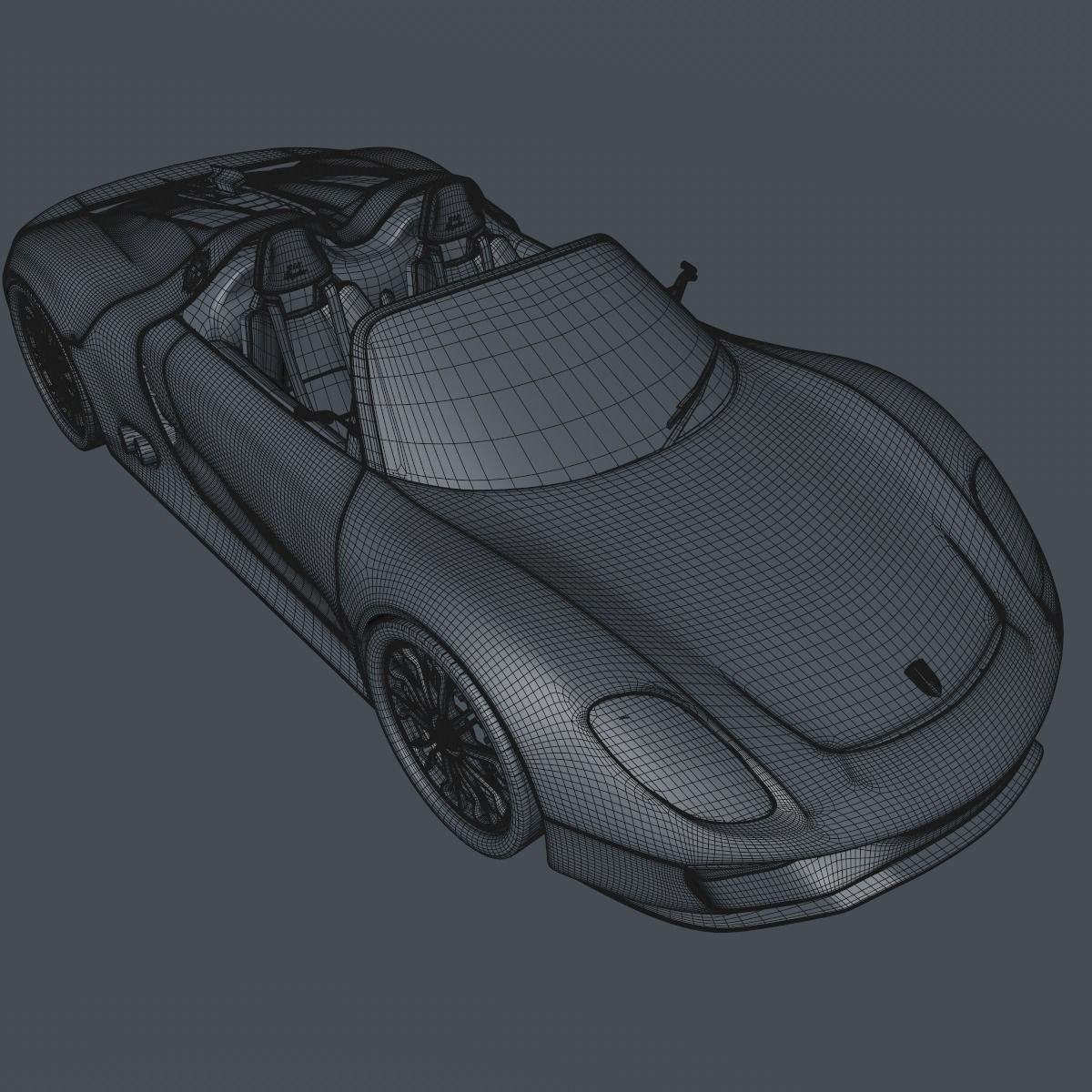 Porsche 918 spyder 3D model_10
