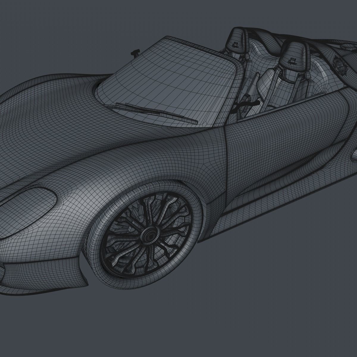 Porsche 918 spyder 3D model_11