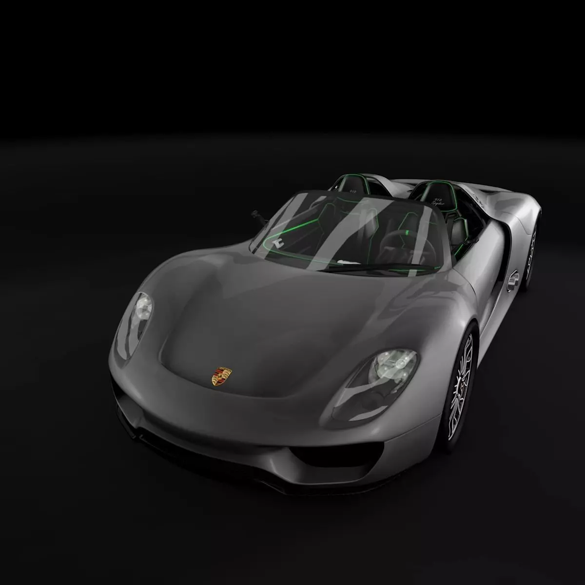Porsche 918 spyder 3D model_0