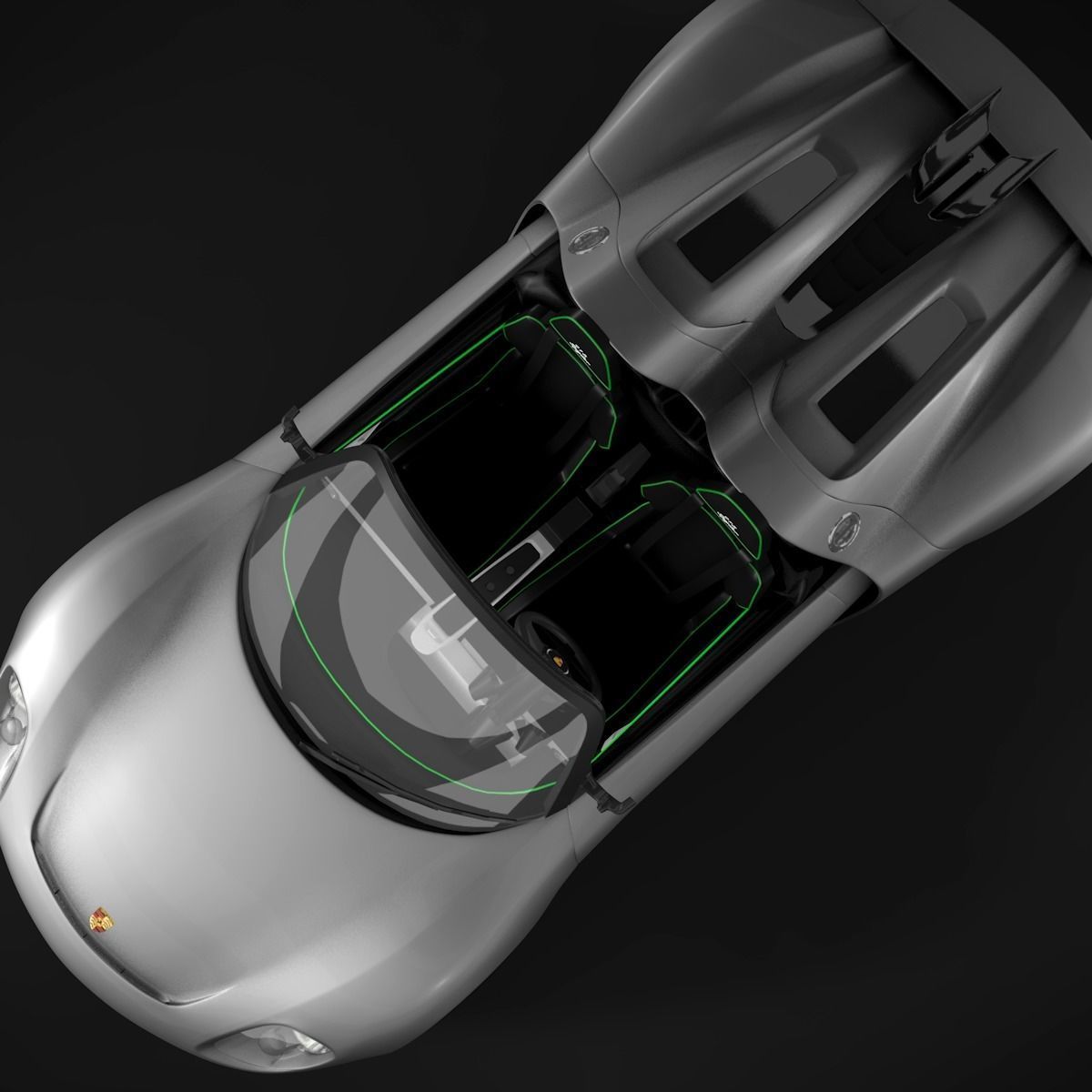 Porsche 918 spyder 3D model_9