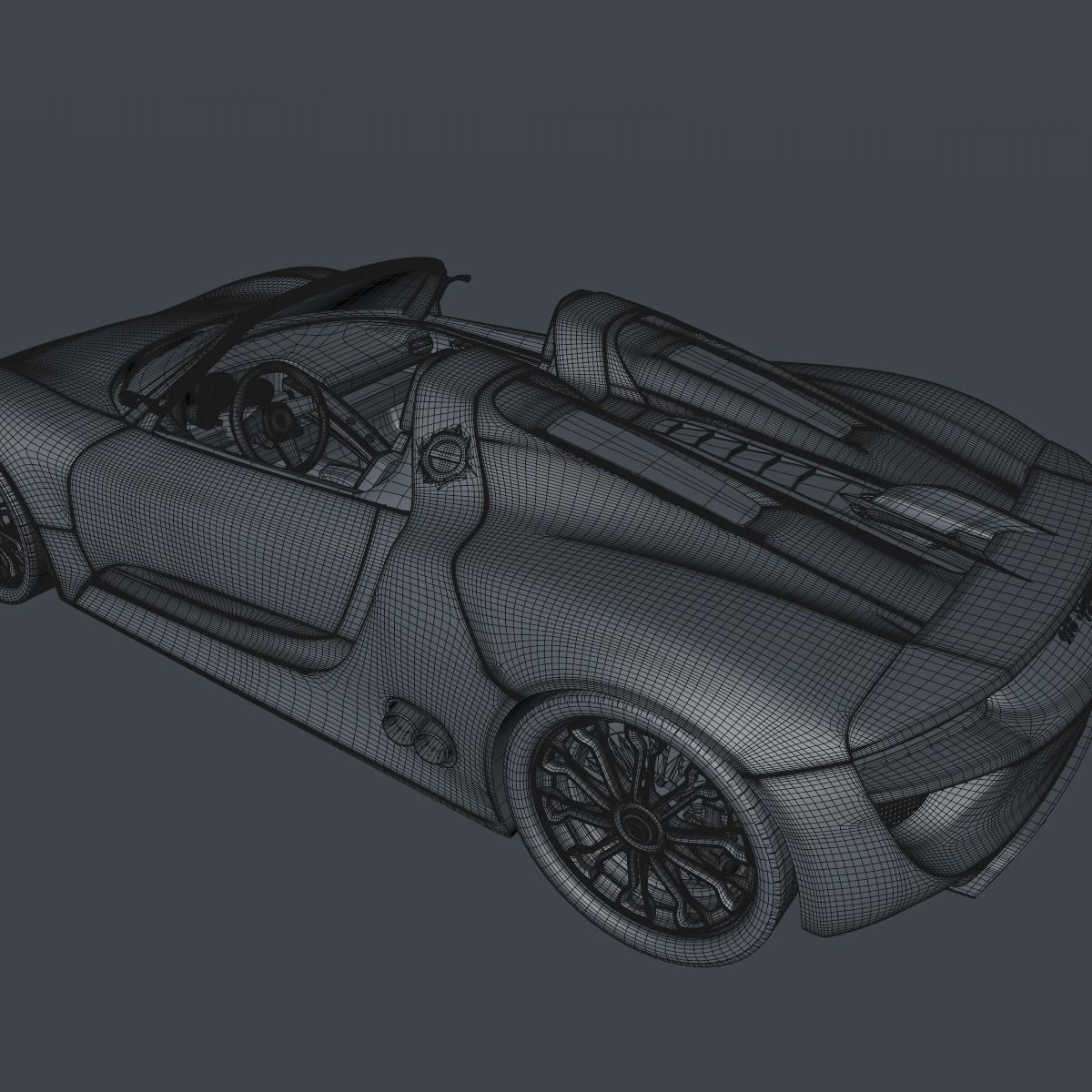 Porsche 918 spyder 3D model_17