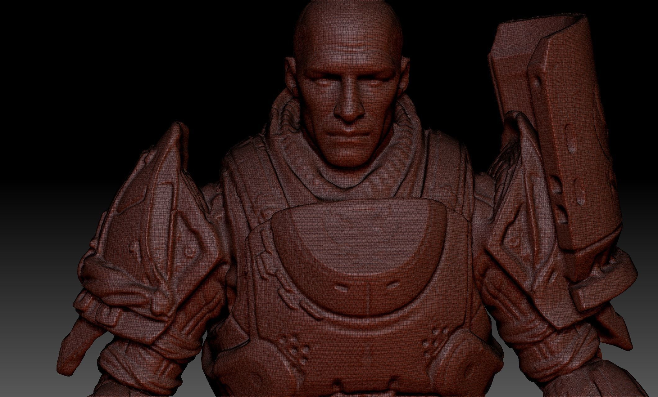Destiny 2 Zavala 3D model_19