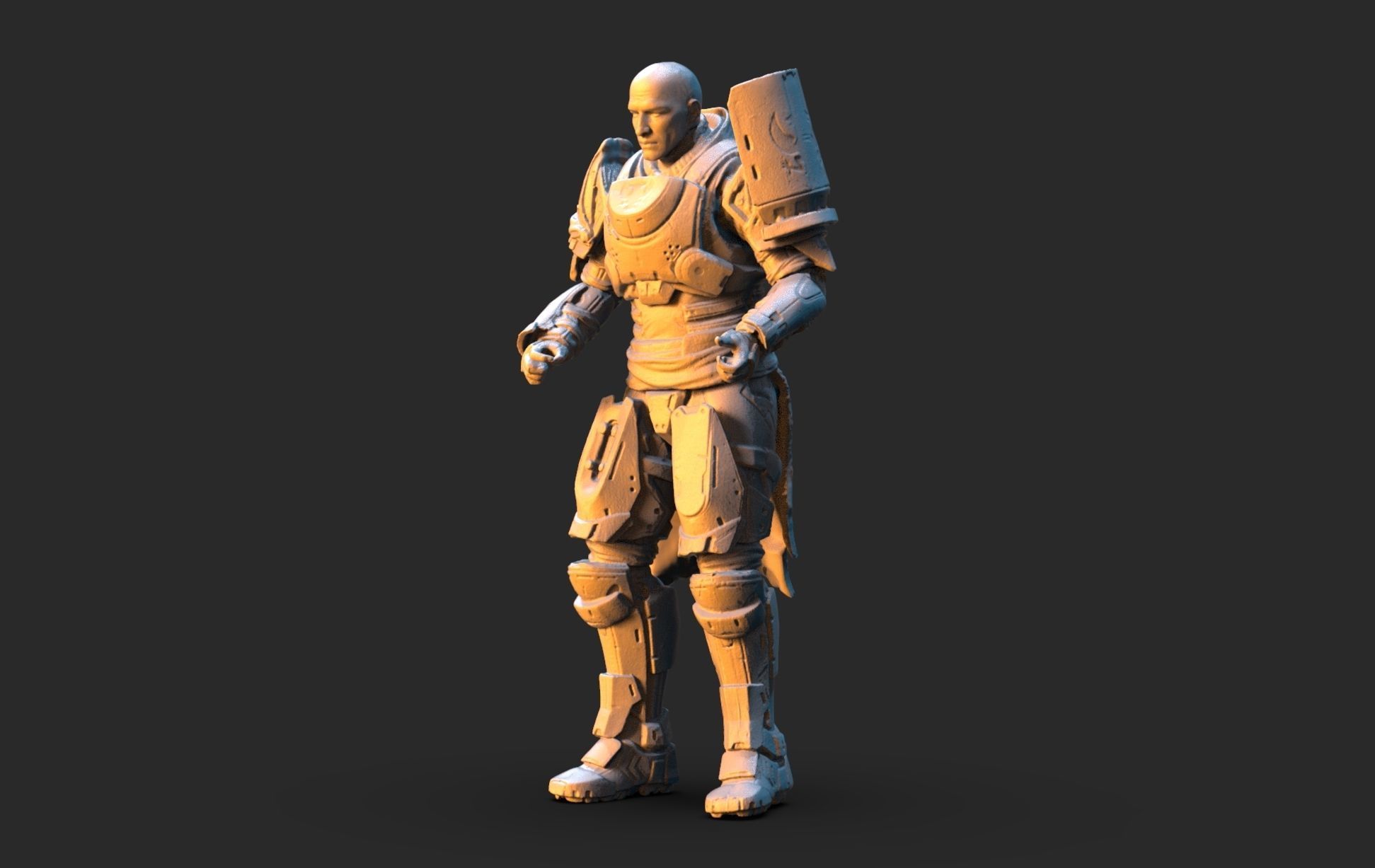 Destiny 2 Zavala 3D model_1
