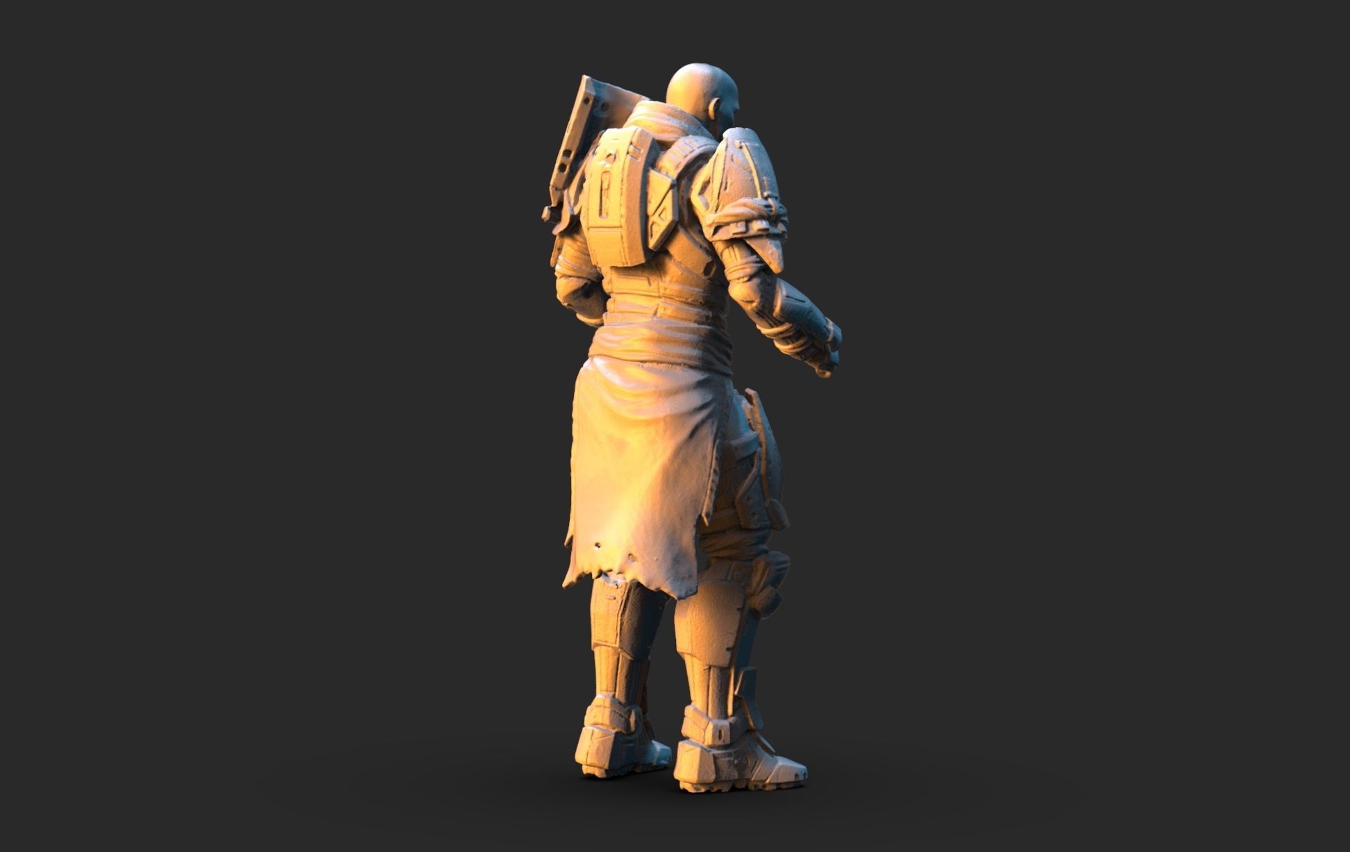 Destiny 2 Zavala 3D model_5