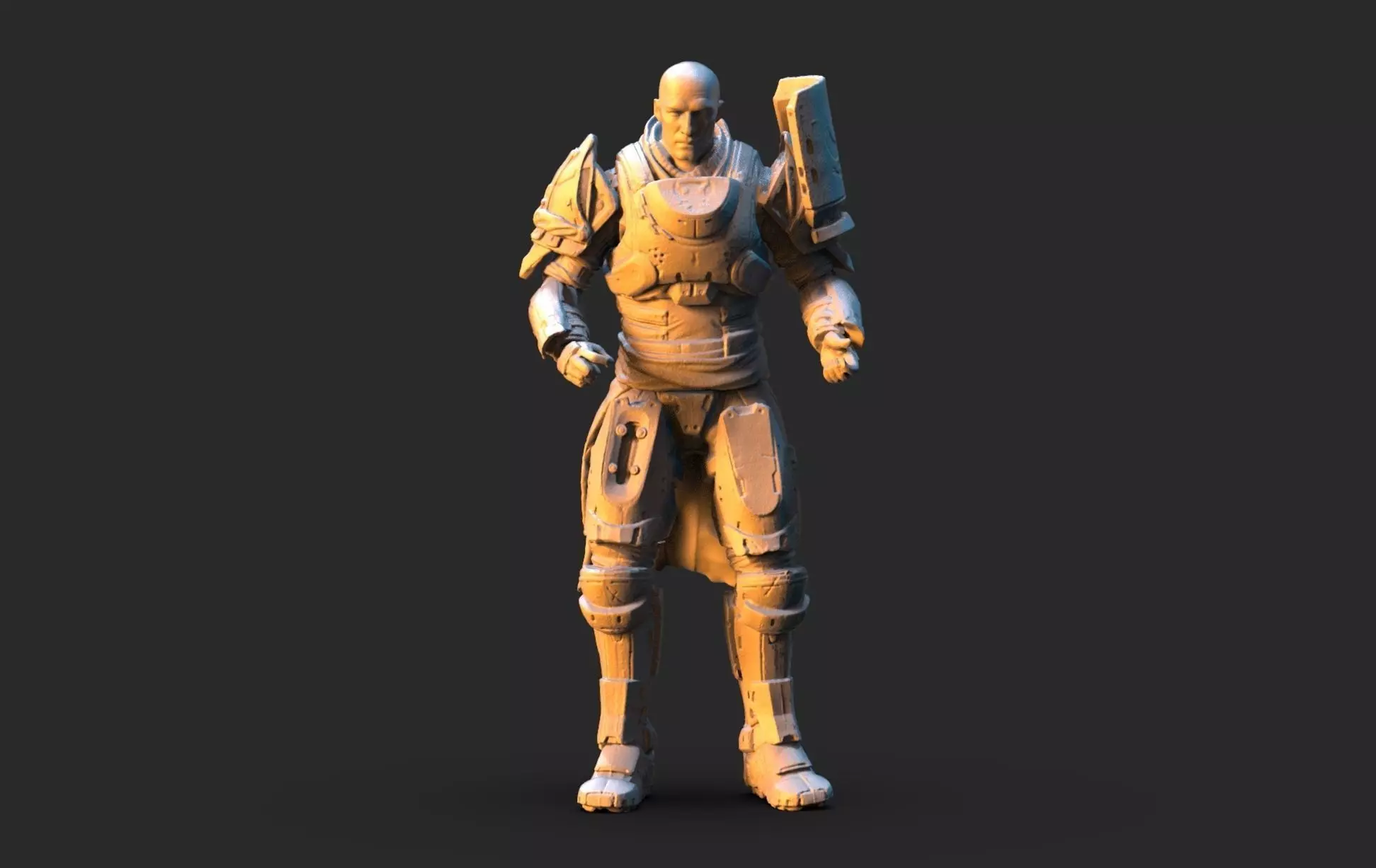 Destiny 2 Zavala 3D model_0