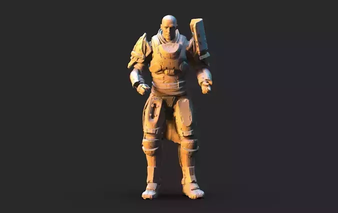 Destiny 2 Zavala 3D model