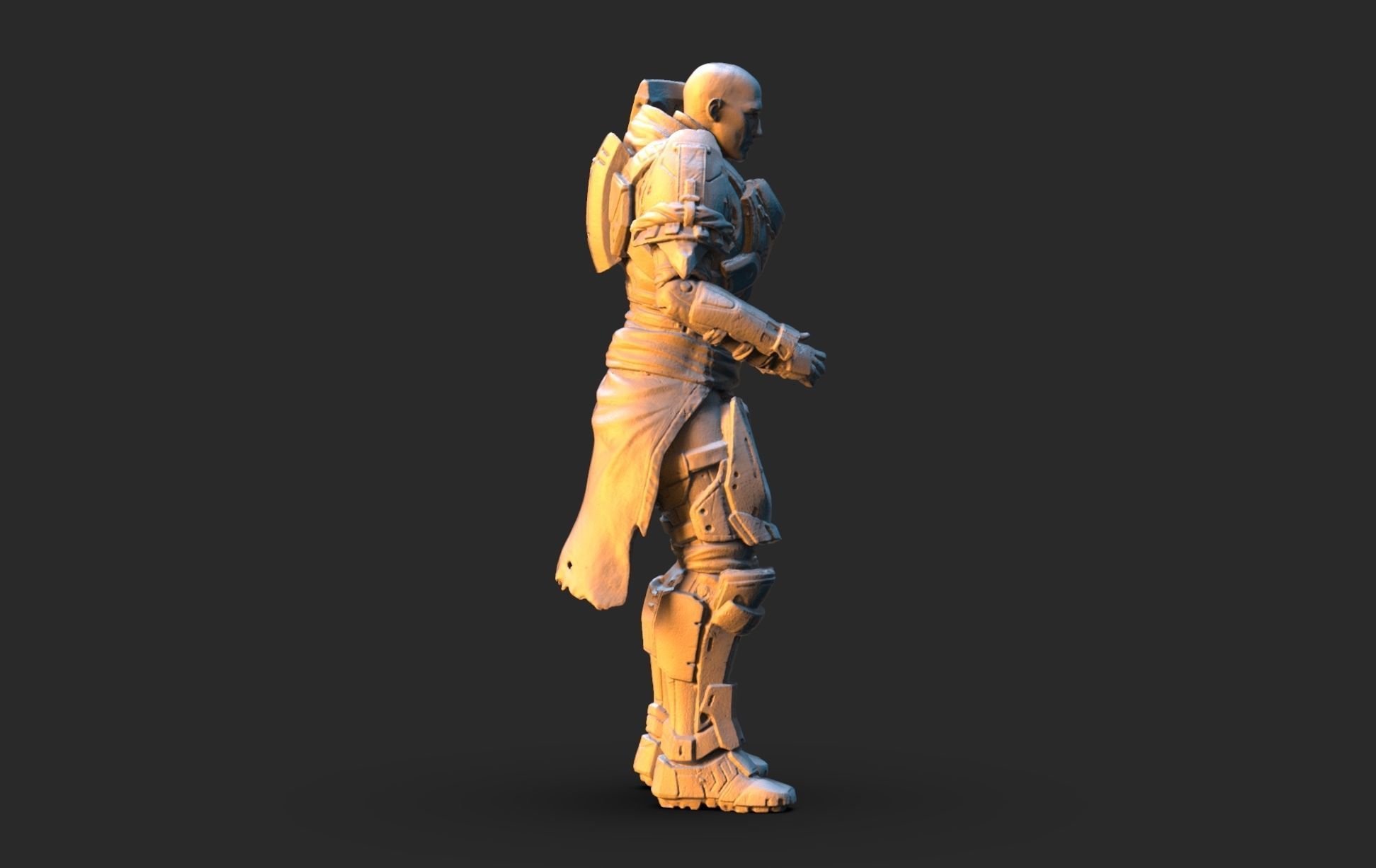 Destiny 2 Zavala 3D model_6