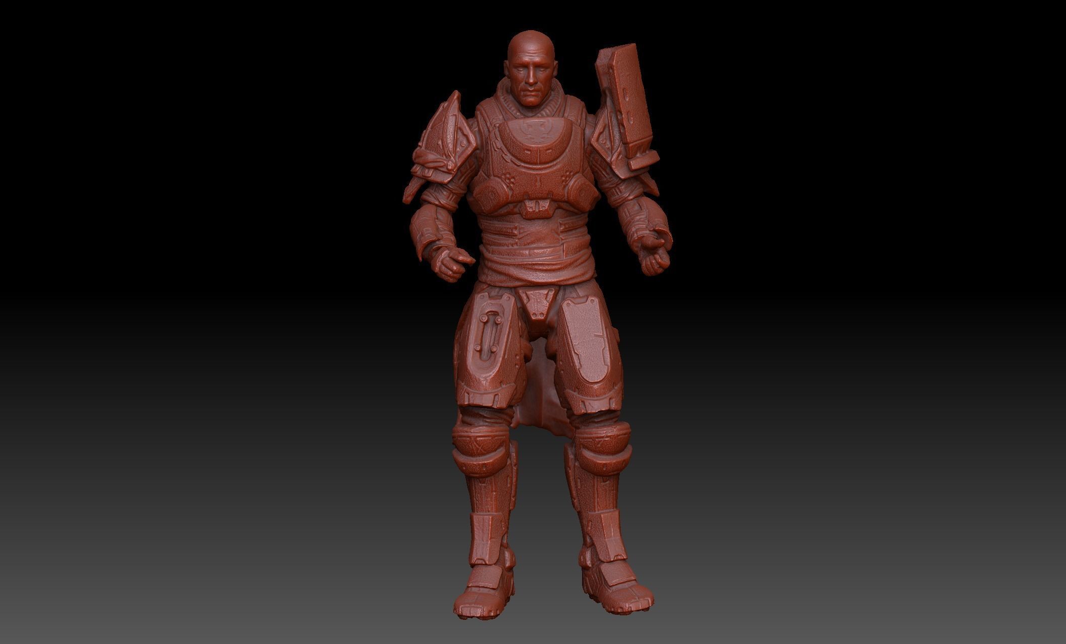 Destiny 2 Zavala 3D model_10